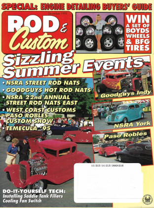 ROD & CUSTOM 1995 DEC - '51 OLDS HOLIDAY, '50 MERC, '41 FORD PICKUP, '54 FORD